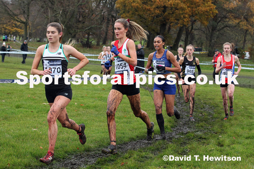 Senior and under-23 women, 2019 European Cross Country Trials and British Cross Challenge, Sefton Park, Liverpool.  Photo: David T. Hewitson/Sports for All Pics